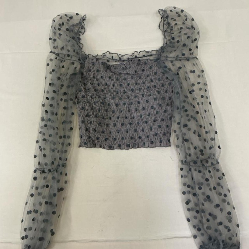 Europa smocked crop top